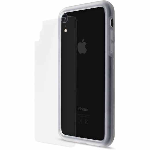 Artwizz Bumper SecondBack Set iPhone XR Schutzrahmen und R&uuml;ckseiten Schutzglas - neu