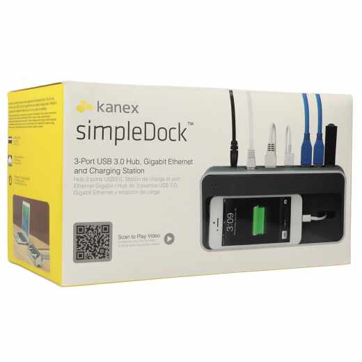 Kanex Simple Dock Dockingstation USB 3.0 Ladeger&auml;t Smartphones silber