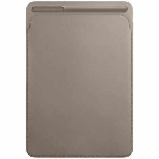 Apple Leather Sleeve Leder Tableth&uuml;lle f&uuml;r iPad 10,5 Zoll taupe grau