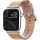 Nomad Leather Strap Lederarmband 40 mm f&uuml;r Apple Watch Smartwatch natural silber