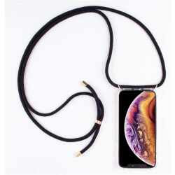 LOOKABE Necklace Case Handykette Apple iPhone 11 Pro Max Cover Schutz schwarz