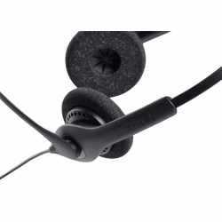 Jabra BIZ 1500 Duo QD binaural NC Wideband Einstiegs-Headset mit Kabel schwarz