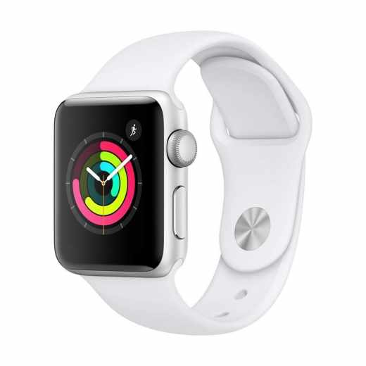 Apple Watch S3 GPS 38mm Aluminiumgeh&auml;use Sportarmband wei&szlig; - wie neu