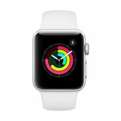 Apple Watch S3 GPS 38mm Aluminiumgeh&auml;use Sportarmband wei&szlig; - wie neu