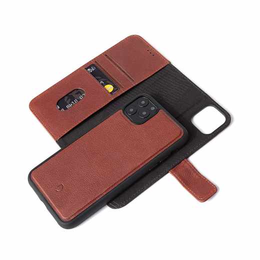 Decoded Detachable Wallet Handyh&uuml;lle f&uuml;r iPhone 11ProMax Leder Schutzh&uuml;lle braun