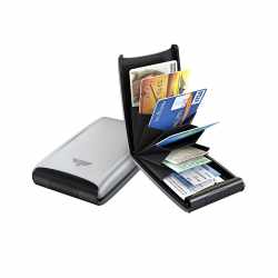 Tru Virtu Credit Card FAN Silk Kreditkartenetui RFID Schutz Silver Arrow silber - neu