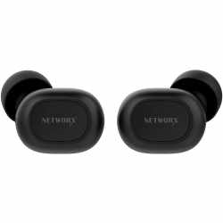 Networx True Wireless Headset Bluetooth 5.0 InEar Headset Kopfh&ouml;rer schwarz