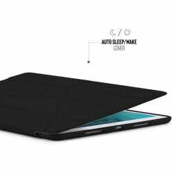 Pipetto Origami Schutzh&uuml;lle iPad Air 10.5 Zoll (2019) Tableth&uuml;lle schwarz