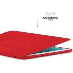 Pipetto Origami Schutzh&uuml;lle  f&uuml;r iPad Air 10.5 Zoll  (2019) Tableth&uuml;lle rot