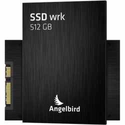 Angelbird SSD wrk 512 GB interne SSD Festplatte 2,5 Zoll schwarz - neu