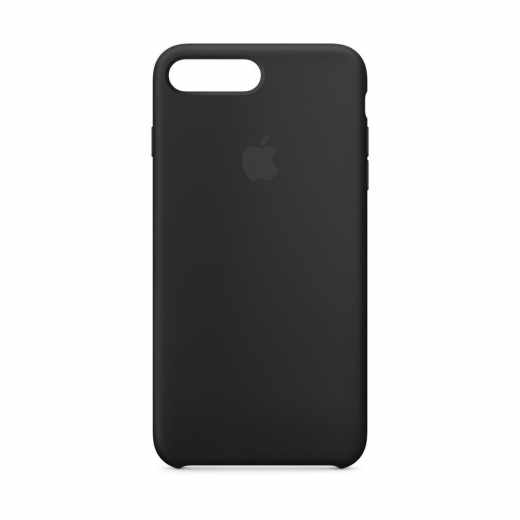 Apple Silikon Case Backcover Schutzh&uuml;lle Handyh&uuml;lle iPhone 7/8 Plus schwarz -wie neu
