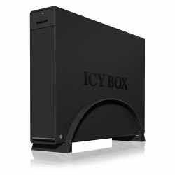 Icy Box IB-366StU3+B Externes Geh&auml;use f&uuml;r 3,5 Zoll SATA HDD USB 3.0 schwarz -wie neu