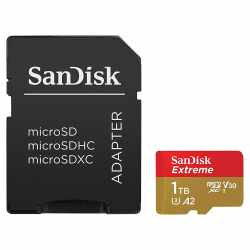 SanDisk Extreme microSDXC 1 TB A2 Speicherkarte 160 MB/s - sehr gut