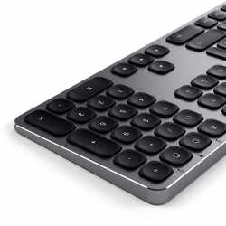 Satechi Aluminum Wired Keyboard f&uuml;r iMac Keypad Tastatur space grau - wie neu