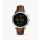 FOSSIL Q Explorist Herren Armbanduhr Smartwatch mit Lederarmband braun - wie neu