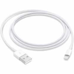 Apple Lightning auf USB-Kabel 1m Daten Ladekabel wei&szlig;