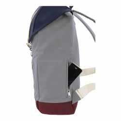 MELA Rucksack MELA V 20 Liter Backpack blau/grau/burgunderrot