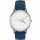 Withings Move Timeless Chic Fitnessuhr Armbanduhr Silikon blau silber - sehr gut