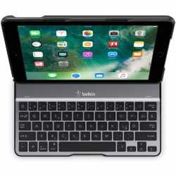 Belkin Tastatur QODE H&uuml;lle iPad Air 9,7 Zoll 2018 Bluetooth schwarz - wie neu