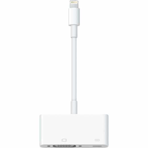 Apple Lightning to VGA Adapter Stecker f&uuml;r Apple iPohne wei&szlig; - wie neu