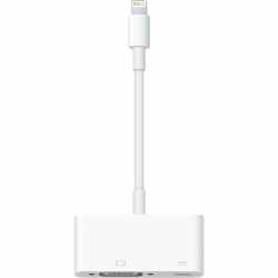 Apple Lightning to VGA Adapter Stecker f&uuml;r Apple iPohne wei&szlig; - wie neu