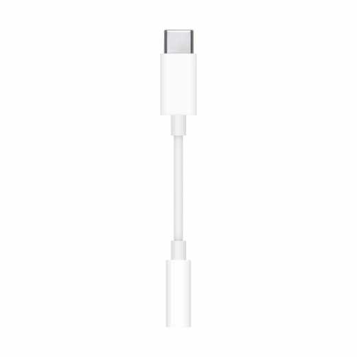 Apple USB-C auf 3,5mm Klinke Adapter Audiostecker Kopfh&ouml;reranschluss wei&szlig; - wie neu
