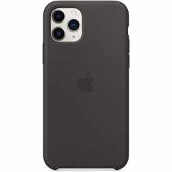 Apple iPhone 11 Pro Silikon Case Schutzh&uuml;lle Back Cover MWYN2ZM/A schwarz