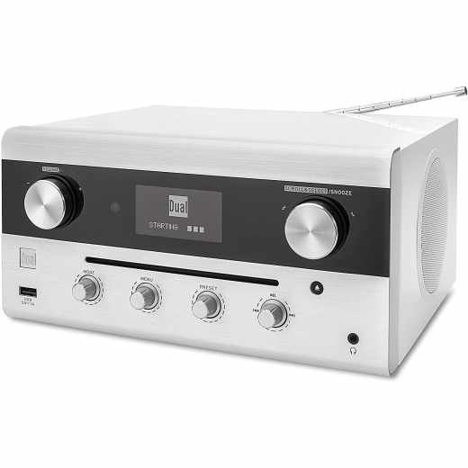 Dual CR 900 Phantom Radio CD Digitalradio wei&szlig; - wie neu