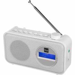 Dual DAB 84 Kofferradio Portables Digitalradio DAB+ UKW wei&szlig; - wie neu
