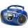Dual P 70 Radio mit CD und Kassette Kassettenrecorder Boombox blau - wie neu
