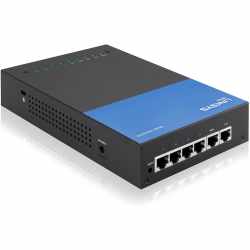 Linksys Wired VPN Router OpenVPN Firewall schwarz blau - wie neu