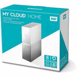 WesternDigital My Cloud Home 8 TB Cloudspeicher NAS wei&szlig; silber - sehr gut