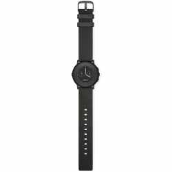Pebble Time Round Smartwatch Armbanduhr Tracker schwarz - neu