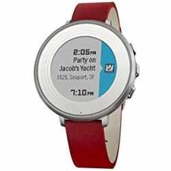 Pebble Time Round Smartwatch Armbanduhr Tracker 44mm rot - neu