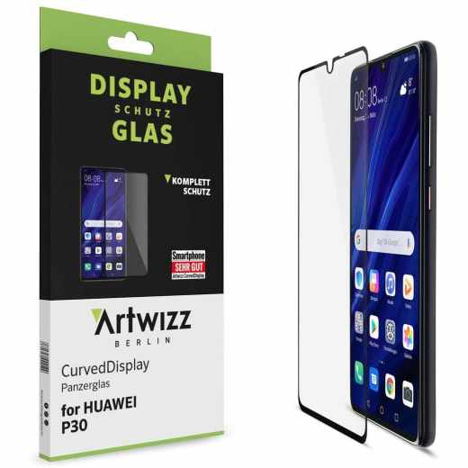 Artwizz CurvedDisplay Schutzglas f&uuml;r Huawei P30 Displayschutz transparent