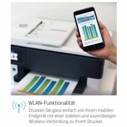 HP OfficeJet Pro 7720 All-InOne Multifunktionsdrucker Scanner Kopierer wei&szlig;-sehr gut