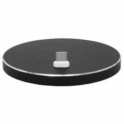 StilGut AirDock Ovale Dockingstation Smartphone Ladestation USB-C schwarz - neu