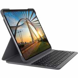Logitech Slim Folio Pro Tastatur Case iPad Pro 12,9 Zoll 2020 Tablet Tastatur schwarz - wie neu