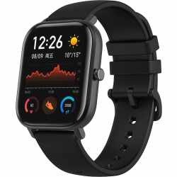 Amazfit GTS Smartwatch Fitnessuhr Tracker Aktivit&auml;tstracker schwarz - wie neu