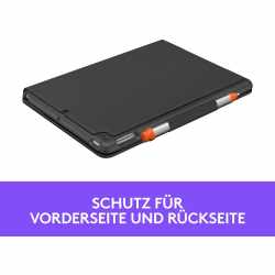 Logitech Slim Folio Tastatur Case f&uuml;r iPad Air 3. Gen 10,5 Zoll schwarz - wie neu