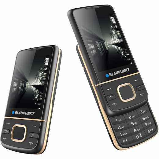 Blaupunkt FM 01 Slider Phone Telefon Dual SIM 2,4Zoll Tastentelefon schwarz -wie neu