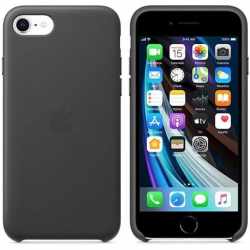Apple  iPhone SE 2020 Leder Case Schutzh&uuml;lle schwarz - sehr gut