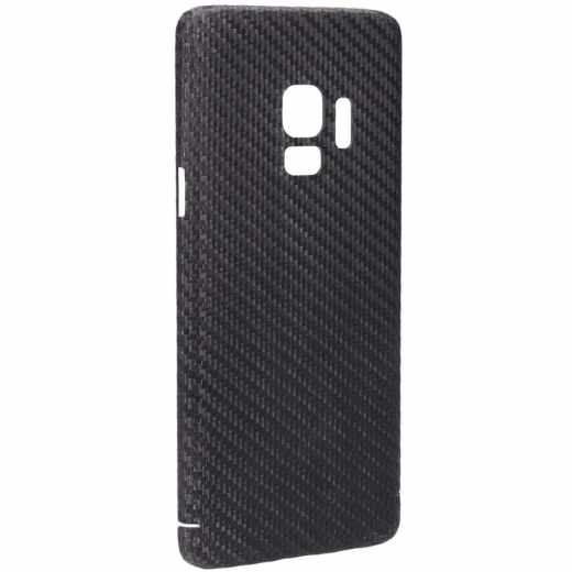 Viversis Carbon Schutzh&uuml;lle Backcover f&uuml;r Samsung Galaxy S9 schwarz - neu