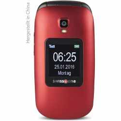 Swisstone BBM 625 Klapphandy Mobiltelefon 2,4 Zoll rot - wie neu