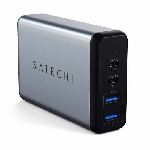 Satechi Dual TypeC Travel Charger ReiseLadeAdapter spacegrau - sehr gut