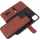 Decoded Schutzh&uuml;lle iPhone 11 Pro Detachable Wallet Leder Booklet Flip Case braun