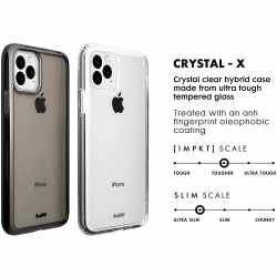 LAUT Crystal-X Schutzh&uuml;lle iPhone 11 Pro Max Handyh&uuml;lle schwarz