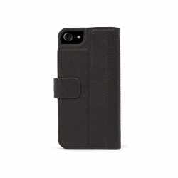 Decoded Wallet Schutzh&uuml;lle Apple iPhone 8 Leder Smartphonetasche schwarz - wie neu