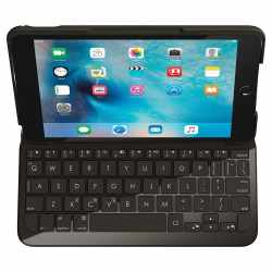 Logitech Focus Tastatur-H&uuml;lle iPad Mini 4 QWERTZ Tastaturlayout schwarz - sehr gut