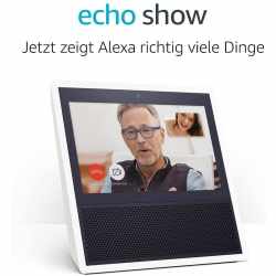 Amazon Alexa Sprachassistent Echo Show Smart Speaker 7 Zoll Lautsprecher wei&szlig;